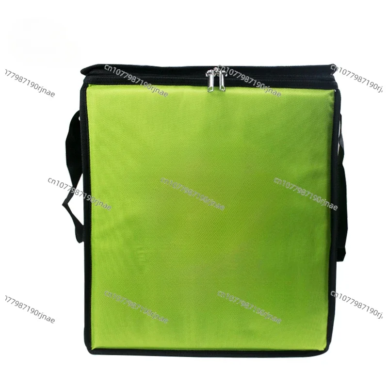 Green Insulated Backpack Takeout Insulated Cabinet Waterproof Thickened Ice Pack Food Delivery Bag