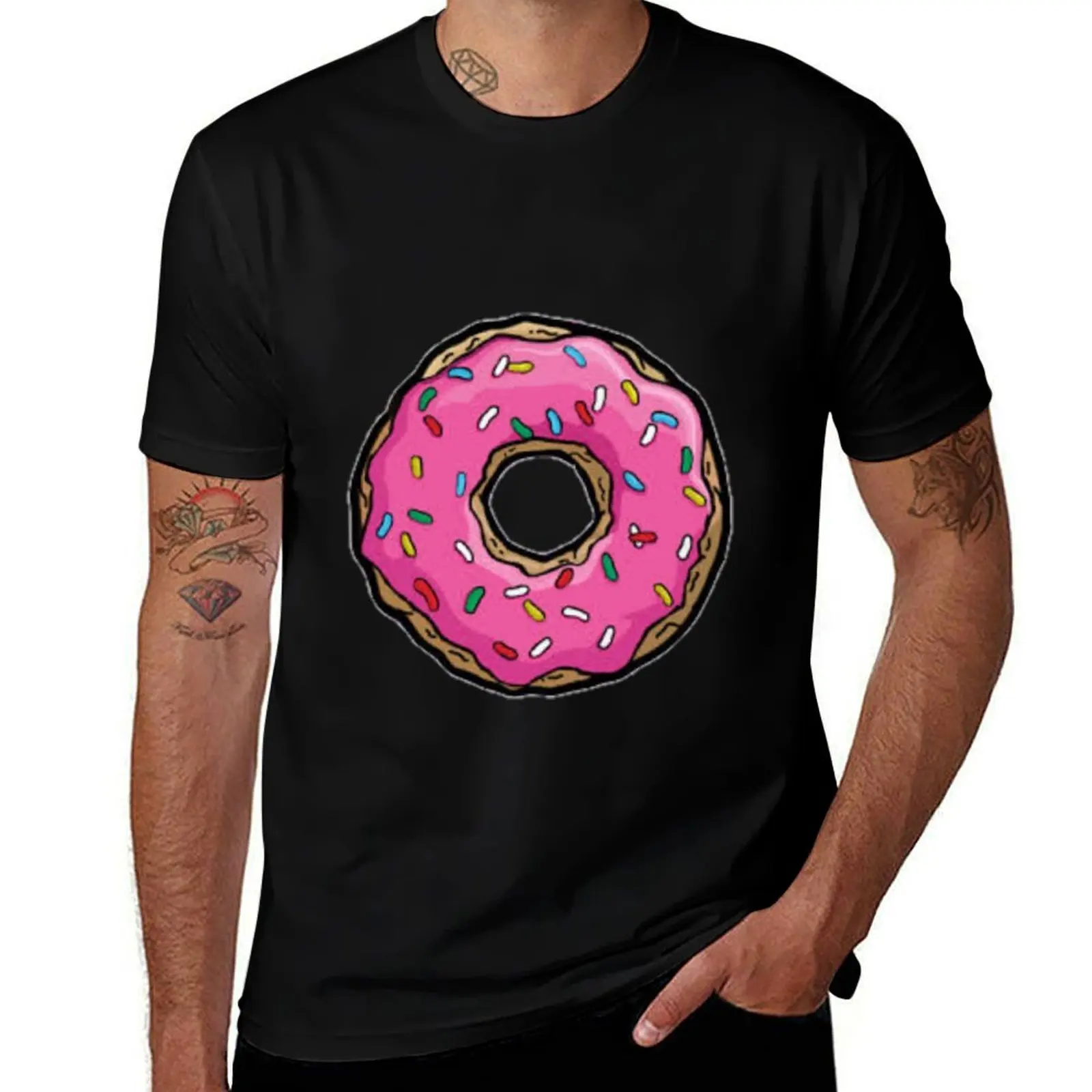 

Donut T-Shirt All Match Basic Short Sleeve Top