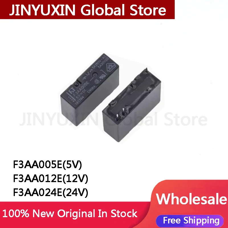 5Pcs F3AA005E 5V F3AA012E 12V F3AA024E 24V 4Pin Relay