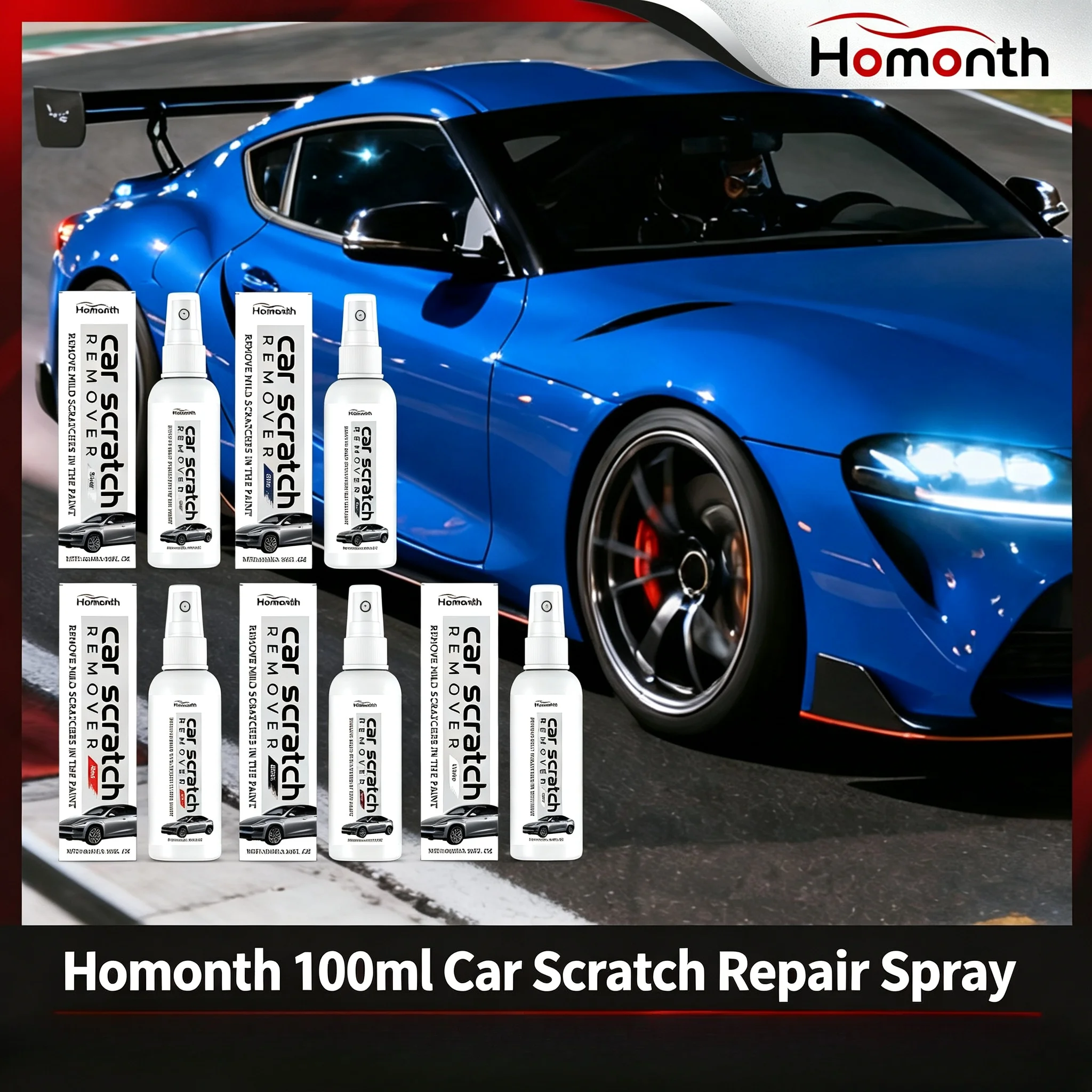 Car Scratch Repair Spray Multi Color Auto Scuff Remover Polish Professional Car Paint Surface Maintenance Care Restoration Spray