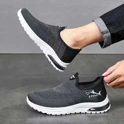 Scarpa maschile Slip-on leggera moda 2024 Sneakers calzature comuni offerta consegna gratuita prezzo basso lavoro nuovo nelle scarpe Casual da uomo