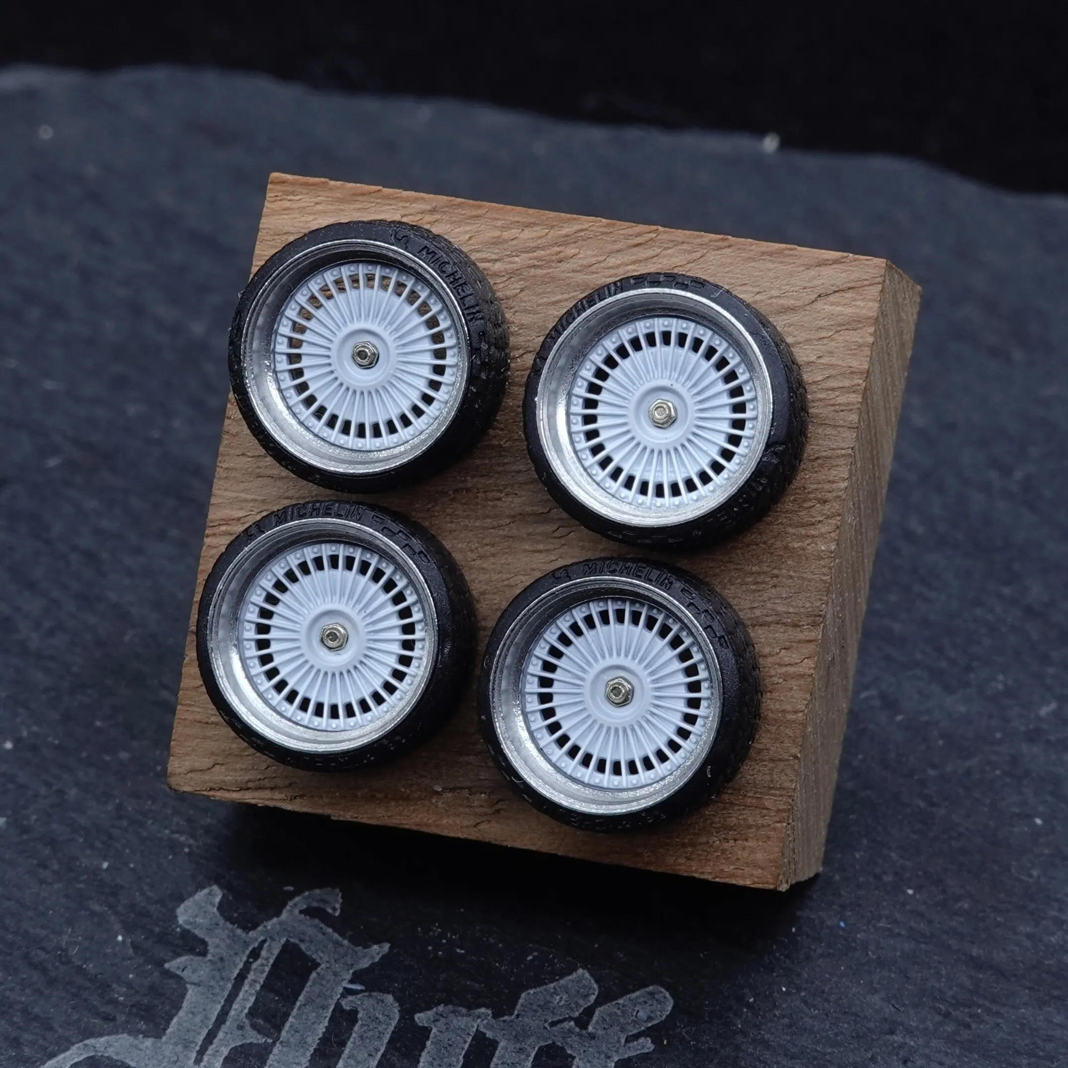 Moyeu de roue à échelle PuffStudio_1/64, moyeu enfichable de 8.8mm adapté aux accessoires de Modification de modèle de voiture 1/64