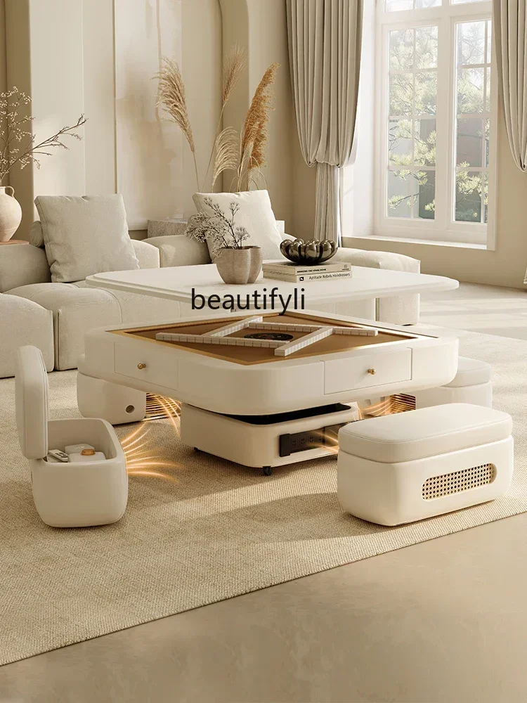 

1184Plastic Products (Flower Pots) Electric Lifting Coffee Table Integrated Home Living Room Heating