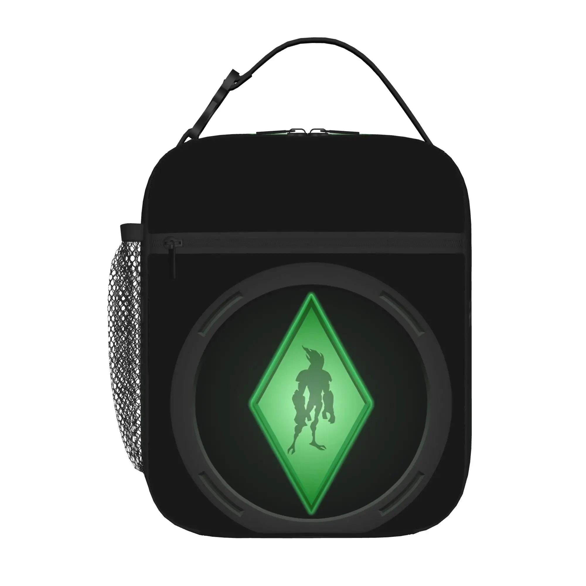Back to school season  Picnic Bag Heatblast Omnitrix Face Large Capacity Fashionable Personalised Heat Preservation Lunch Bag