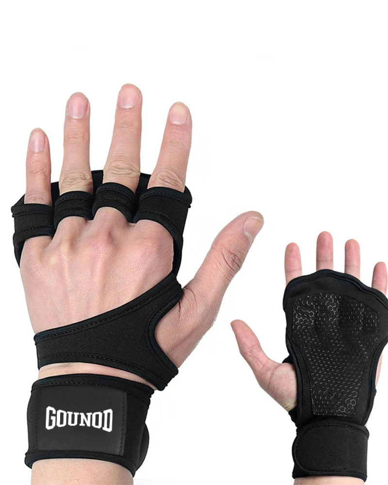 Diving Cloth Sports Fitness Gloves Palm Guards Wrist Guards Silicone Non-slip Hand Guards