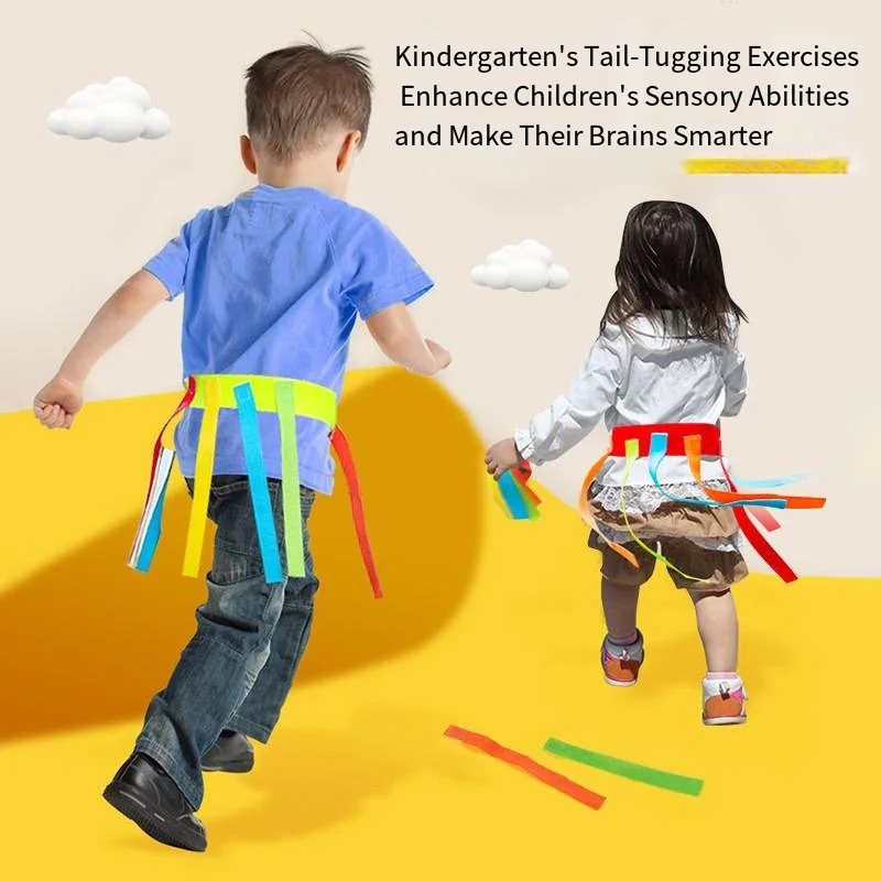 

Kids toys Catching Tail Props Kindergarten Collective Fun Pulling Tail Parent-child Outdoor Fun Game Educational Toy
