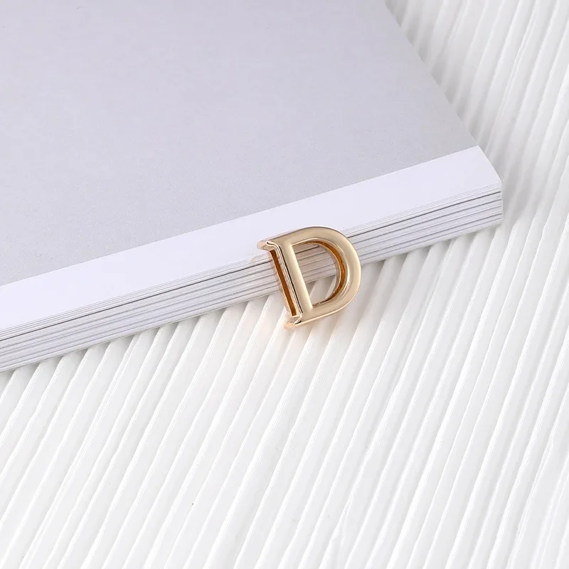 Luxury Bag Shoulder Strap Decoration Letter Accessories DIY Custom Metal Logo Letter Hardware Badges
