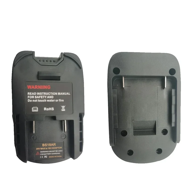 Adaptador de batería para batería de iones de litio Bosch de 18V, conversión a RIDGID para AEG, batería de iones de litio de 18V, herramientas eléctricas, taladro, convertidor BS18AR