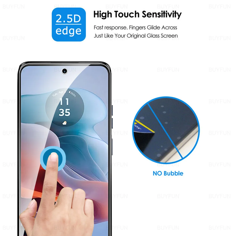Защитное стекло для Motorola Moto G34 5G, закаленное стекло для защиты экрана Moto Rola MotoG34 G 34 34G 2023 6,5 дюйма, взрывозащищенное стекло, пленка, 2 шт.