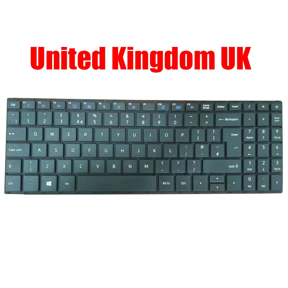 Laptop Keyboard DOK-6505H DOK-V6505H KN16R NB-17-6505H-10-B0 NB-17-6505H-10-B0-UK Black Without Frame New