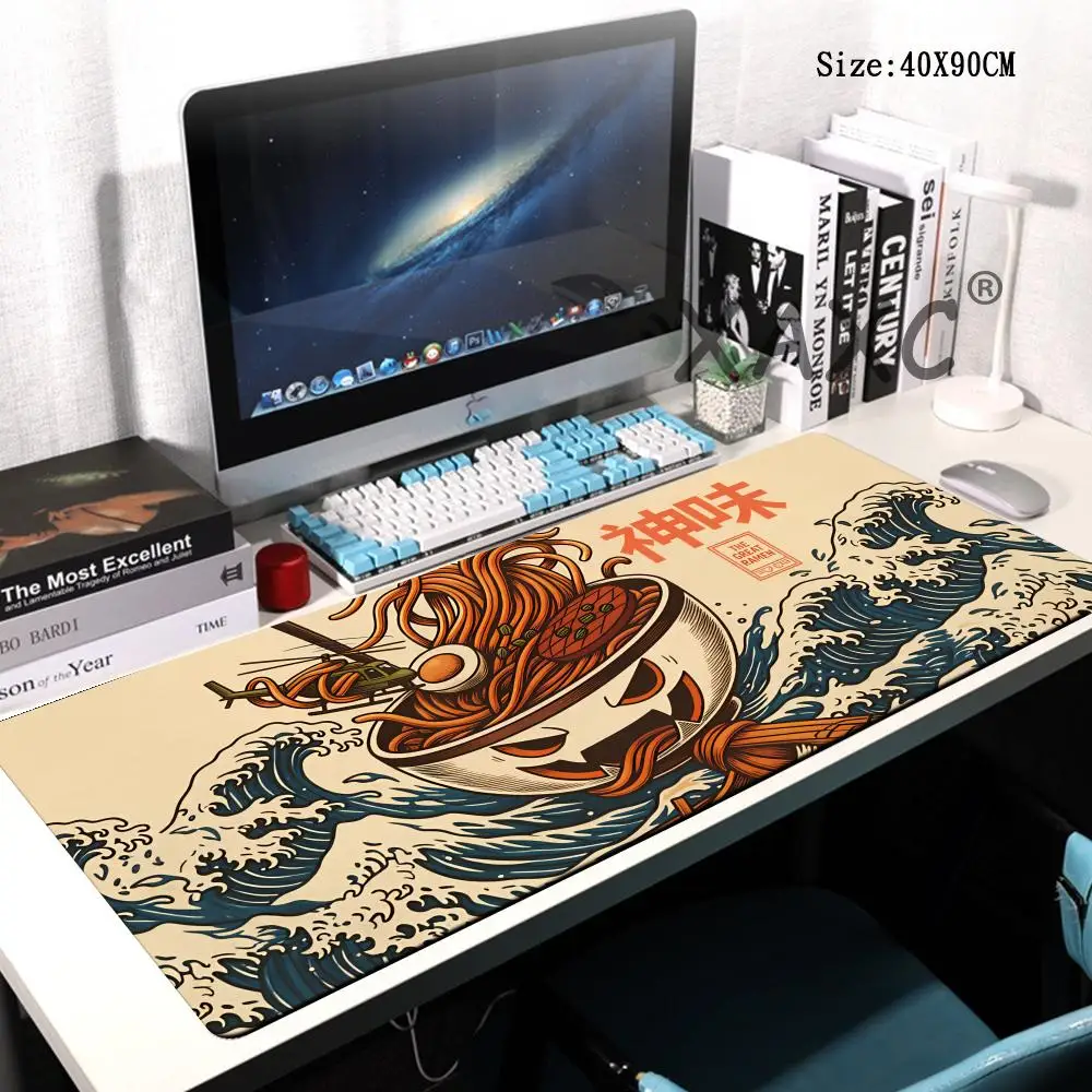 

HYBXAXC Japanese Food Theme Mouse Pad Large Computer Mousepads Anti-slip Rubber Mats for MTG DTCG CCG RPG Trading Card Game