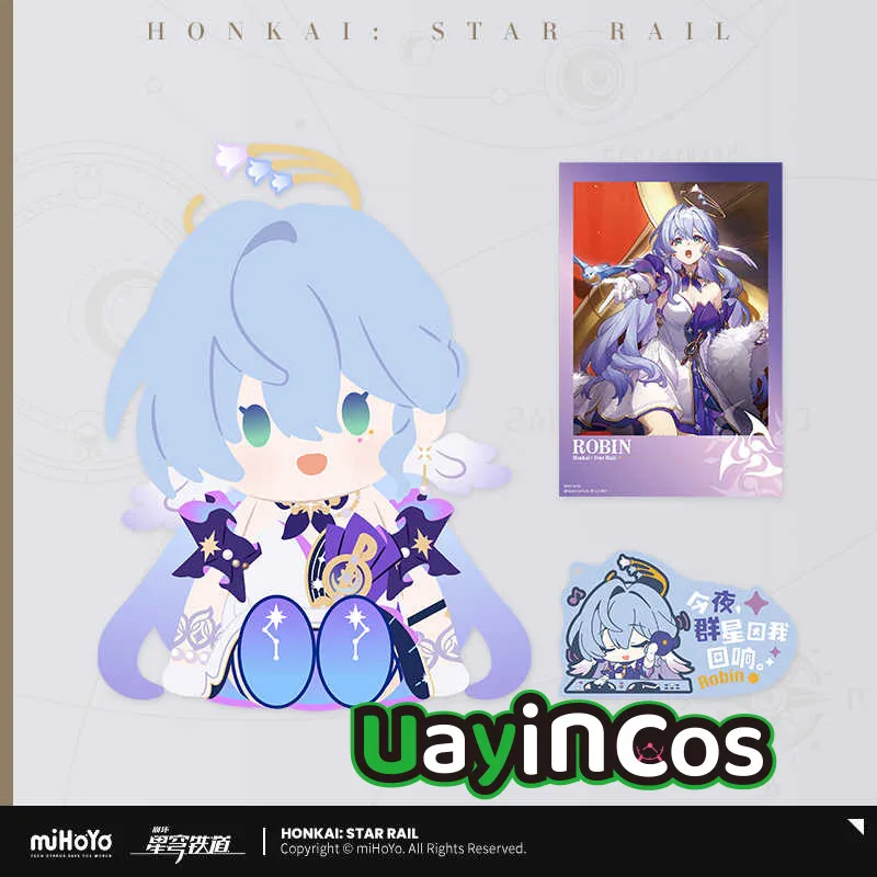 

40cm Honkai：Star Rail Sunday Robin Firefly Jiao qiu Stuffed Plushies Plush Doll Clothes Pillow Anime Figure Game Toy Kids Gift