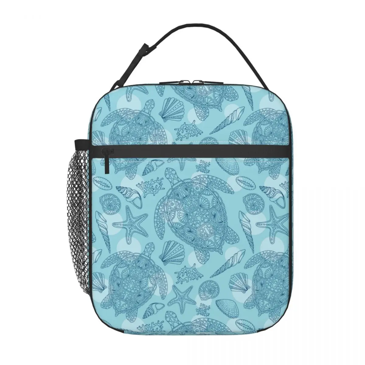 Fiambrera con aislamiento térmico para hombre y mujer, bolsa de almuerzo portátil con forma de estrella de mar, tortuga marina, Bento Box