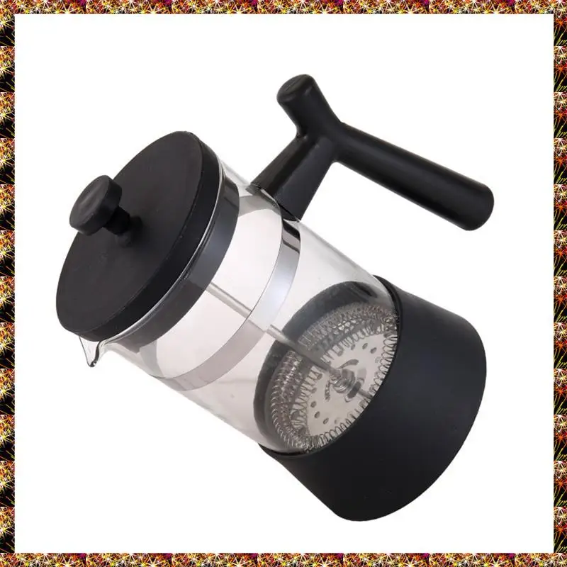 BTCL Hand-Crafted High Borosilicate French Press - Durable And Heat-Resistant Coffee And Tea Filter Maker