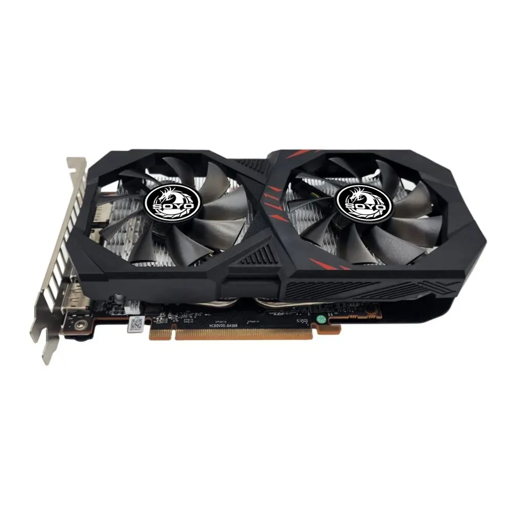 SOYO AMD RX 6600M 8GB Graphics Card GDDR6 128Bit PCI-E 4.0×8 8Pin Radeon GPU RX6600M Desktop Components PC Gaming Video Cards