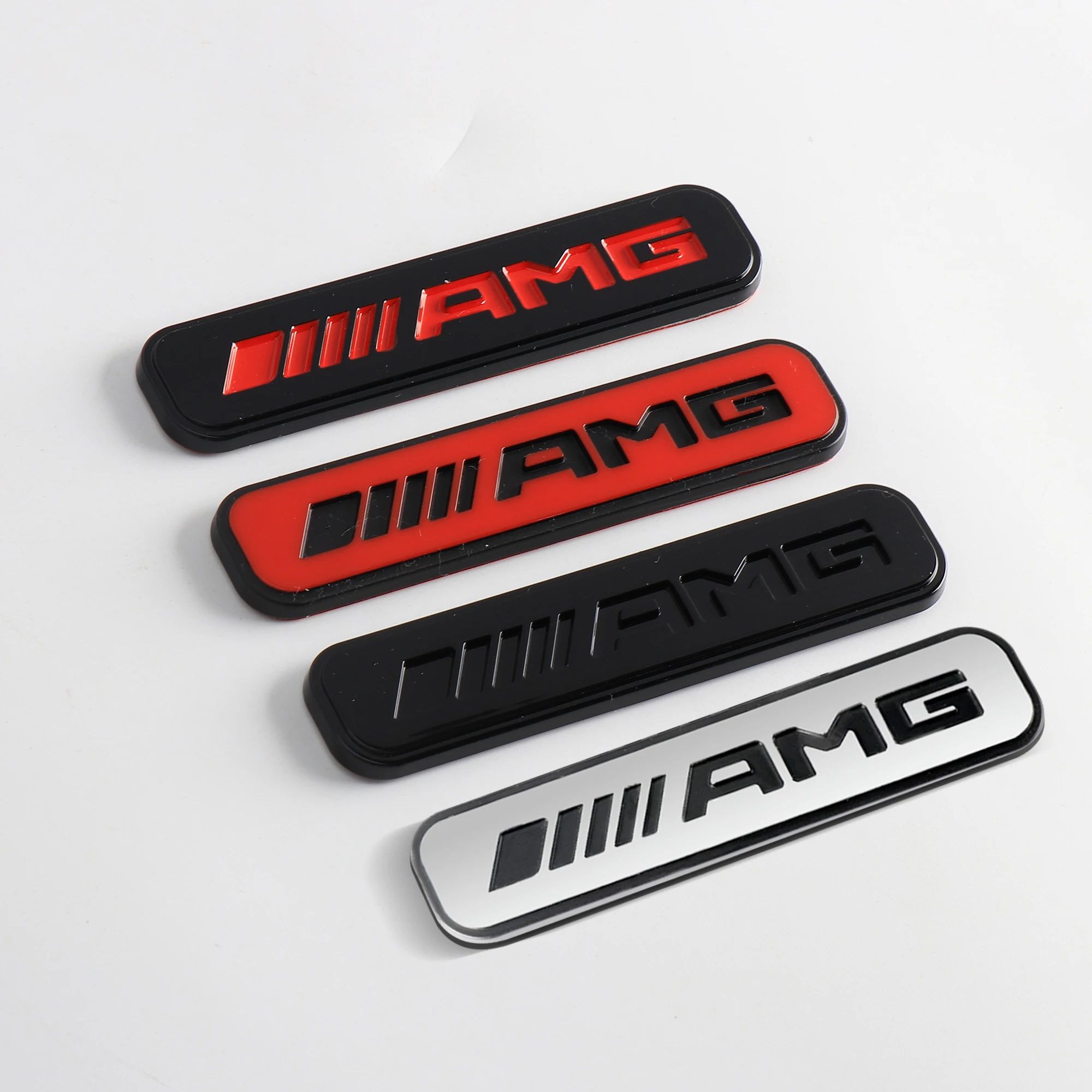 3D ABS Car Styling Body Rear Trunk AMG Emblem StickerDecor  for Mercedes Benz A E C G M R S Class Smart Fortwo 451 W203 W202 Gla