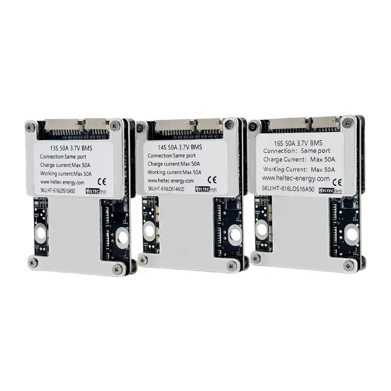 Płytka Zabezpieczająca Akumulator Litowo-jonowy Lifepo4 30A 40A 50A 80A 12S 13S 14S 16S 36V 48V 60V z Balanserem BMS 3.7V 3.2V Energia — zdjęcie produktu 4