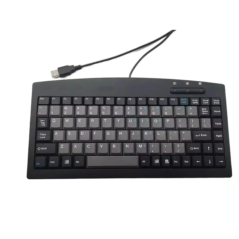Teclado Industrial JME-8231 com Interface PS2/USB, Adequado para Equipamentos Médicos e Equipamentos Inteligentes
