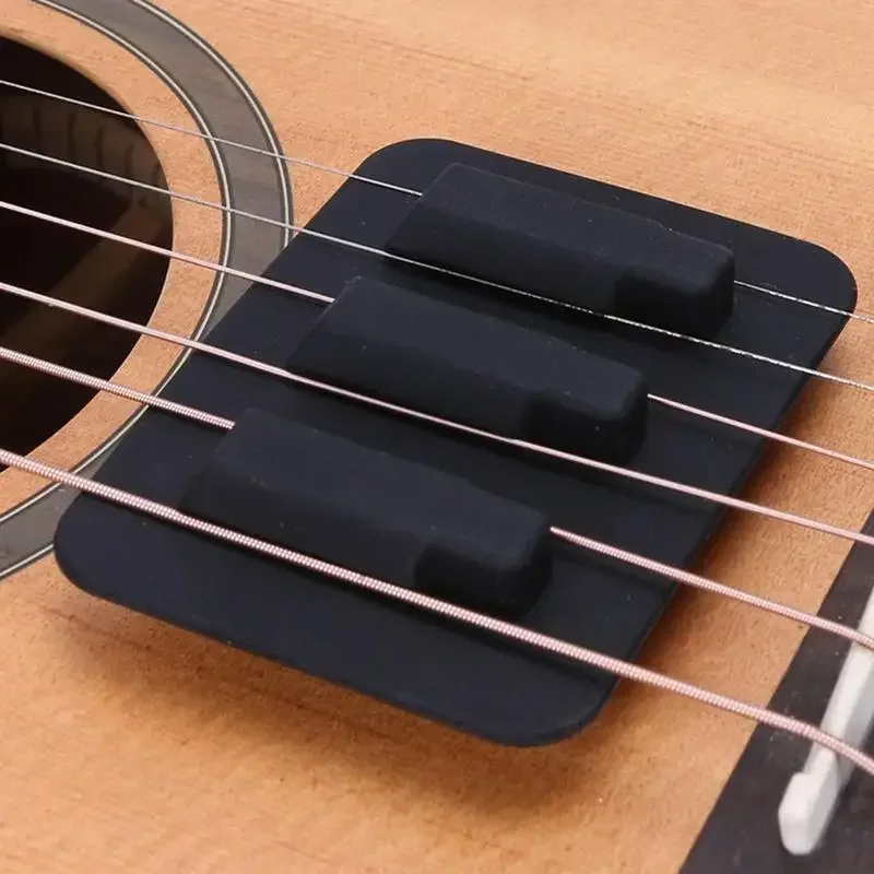 1PC Silicone Guitar String Mute Pad Noise Reducer Practice Muffler Accessory Folk Classical Guitar Guitar Players Daily Practice