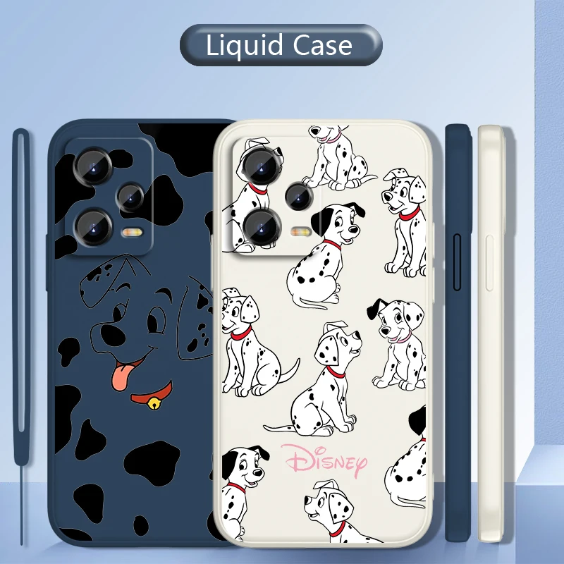 Dog 101 Dalmatians Cute Liquid Rope For Xiaomi Redmi Note 13 12 12S 12R 11 11T 11S 10 10S 9 Pro Plus 5G TPU Phone Case