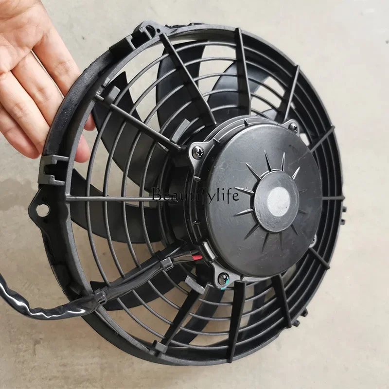 Refrigeration unit electronic fan assembly 12V suction refrigeration equipment accessories 1209 semi-waterproof fan