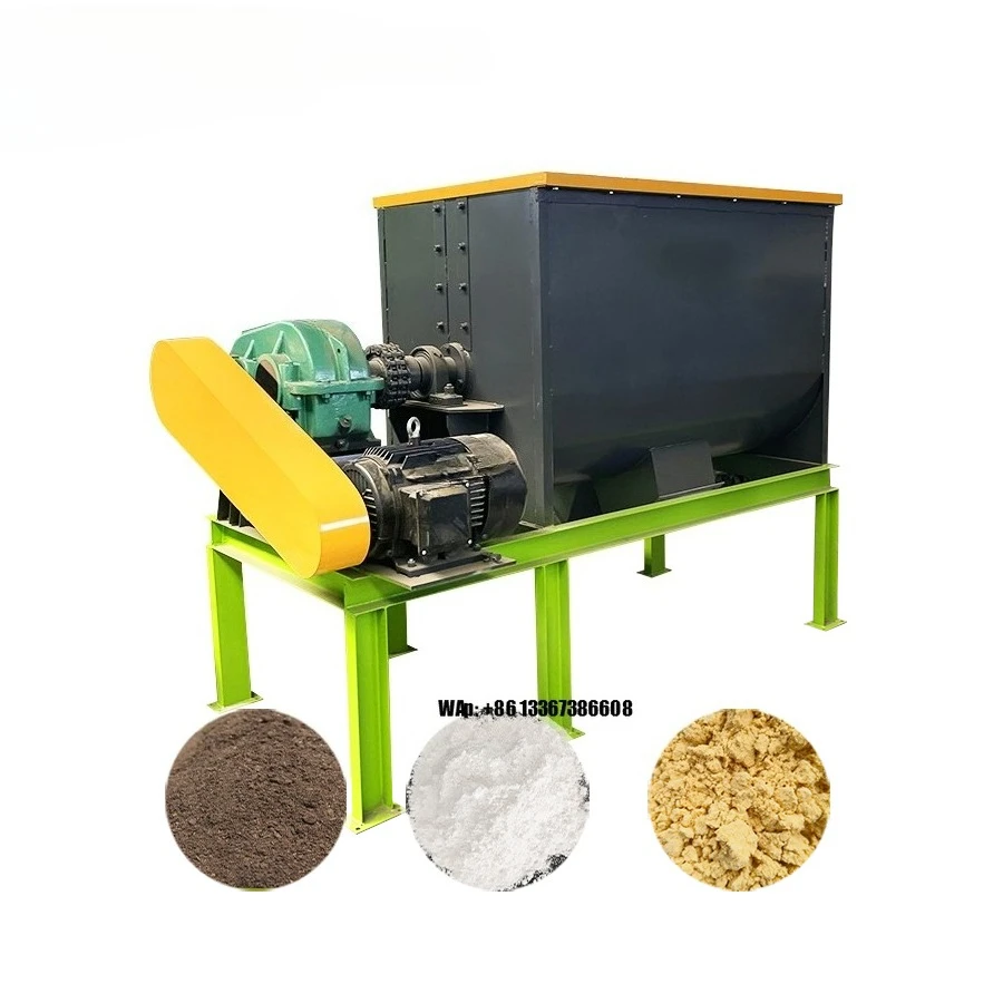 Professional fertilizer processing line, high-speed mixed crop straw fertilizer mixer