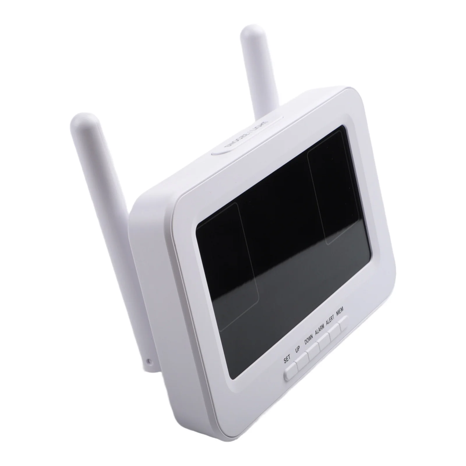 Multi-Functional 6-in-1 for Weather Station with Outdoor Sensor for Real-Time Indoor Outdoor Weather Data and Color LCD Display