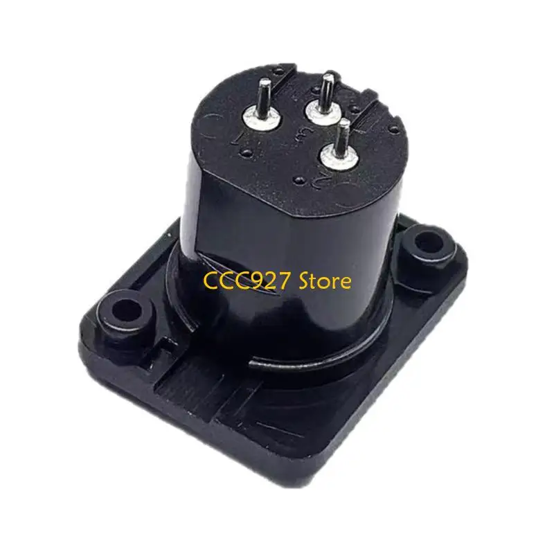B03F 3Pin XLR Adapter ABS Plastic Alloy Shell Straight Terminal Panel Mount Connector For Live Event Auditory Systems