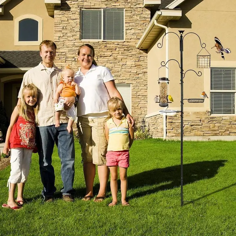 

Bird Feeders For Outside Outdoor Bird Feeders Food Station Metal Iron Art Weatherproof Leak-Proof Solution For Backyard Patio