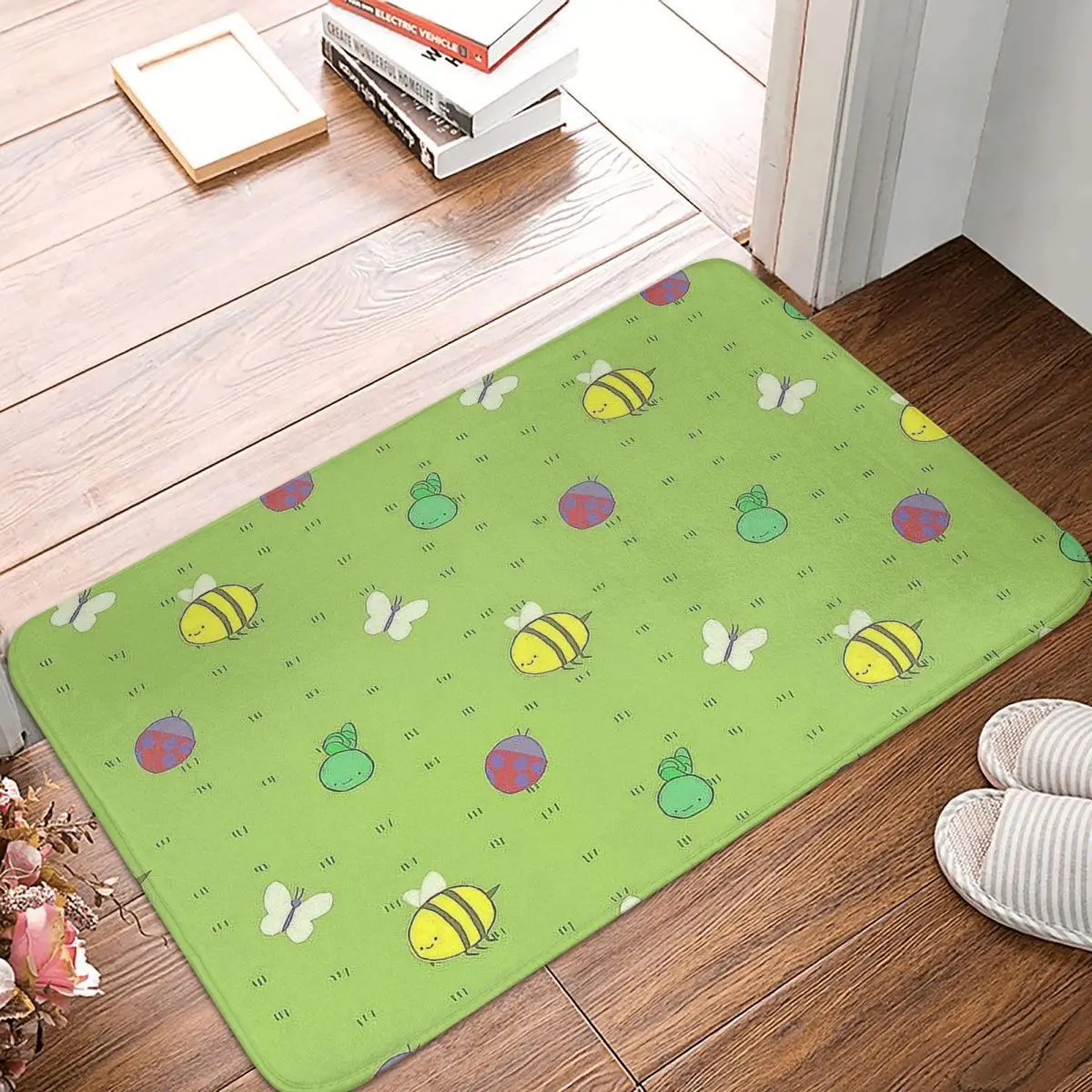 Bear Bedroom Mat Adventure End Credits Pattern Doormat Kitchen Carpet Balcony Rug Home Decoration