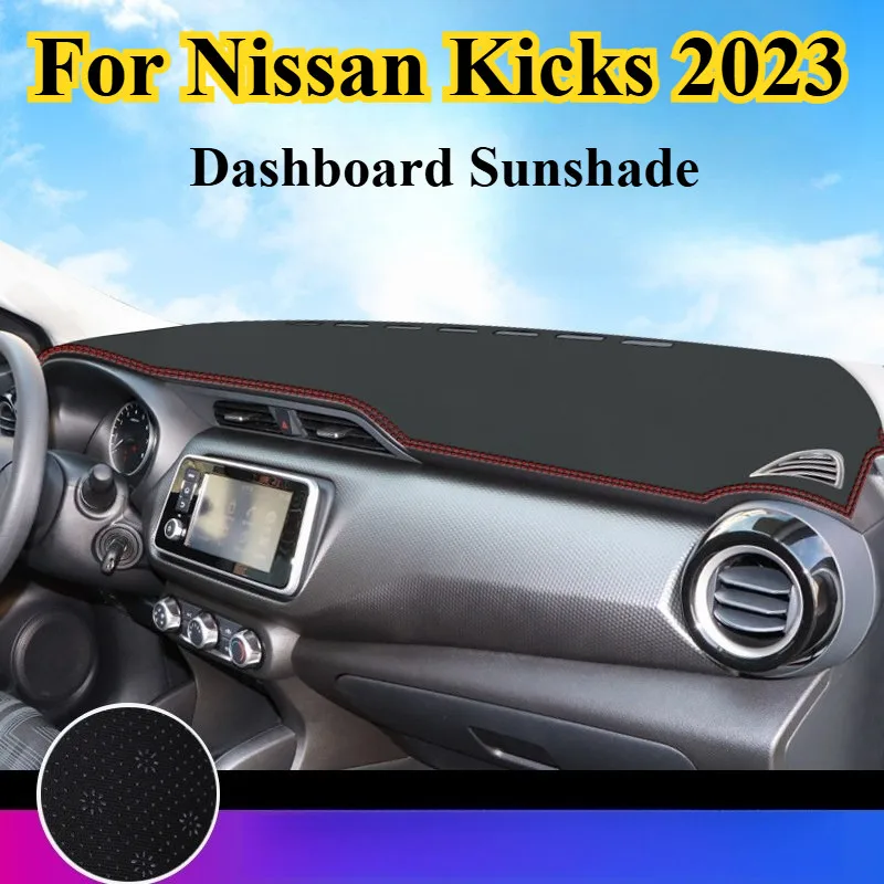 For Nissan Kicks 2023 LHD Dashboard Sunshade Suitable for Left-hand Drive Vehicles Heat-insulating and UV-protective