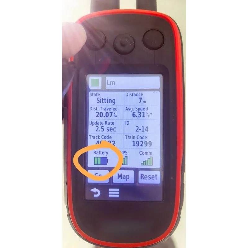 Applicable battery 361-00029-02 for Garmin DC50 T5 TT10 TT15, supports accurate battery level display