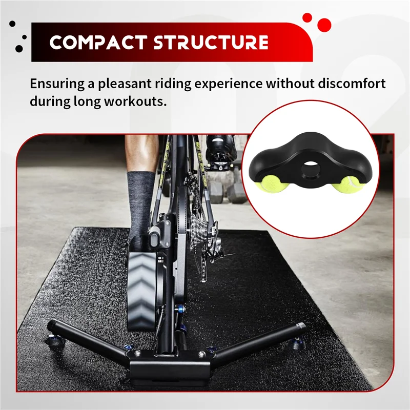 

AA90-2 шт., мягкие подушечки для ног для велосипеда в помещении, шумоподавляющие и антифрикционные напольные теннисные подушечки для ног для Wahoo (с мячом)