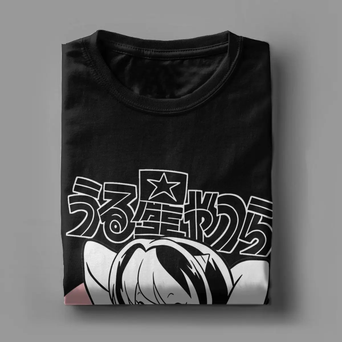 Urusei Yatsura Lum T Shirts for Men Cotton Creative T-Shirts Round Neck Anime Tee Shirt Short Sleeve Tops Plus Size