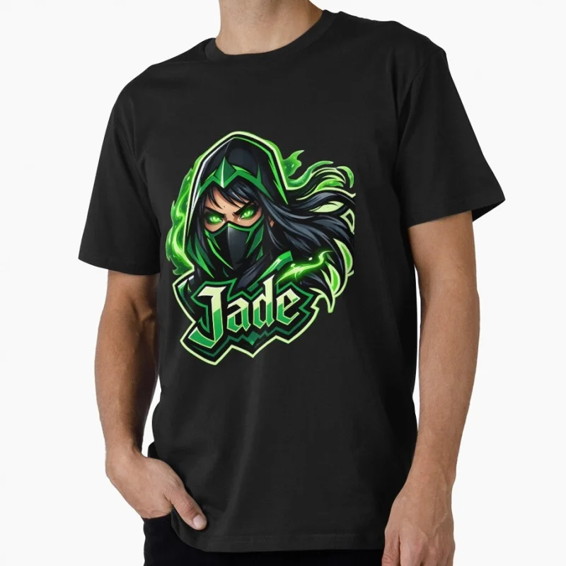 Jade 0501 Retro Video Game 90's Mortal Kombat MK Gift for gamer 100% cotton Short Sleeve Graphic T-Shirt All size tee S-6XL