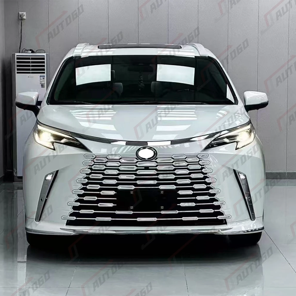مصنع توتويا سيينا إلى 2025 LM ترقية طقم الجسم ل 2020-ON قطع غيار السيارات سيينا تجميل LM نموذج الوفير سيينا تحويل عدة #4