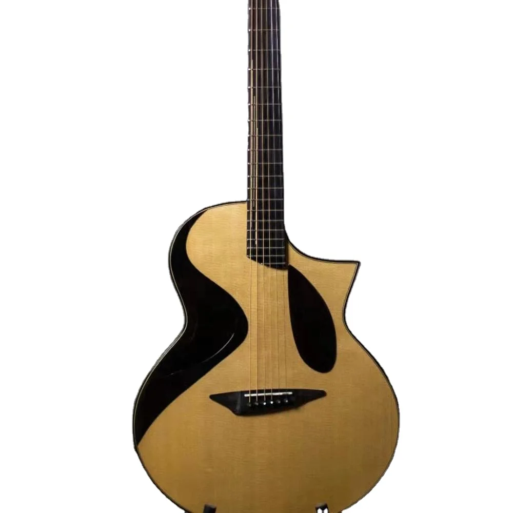 

Solid Acoustic Electric Guitar with Rosewood Maple Materials Unique Design High Quality Guitar Neck and Knob