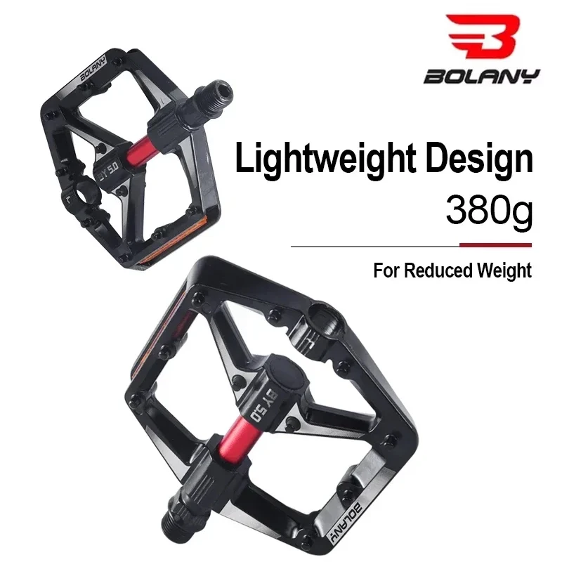 

Велосипедные педали BOLANY MTB — противоскользящие герметичные подшипники для педалей из алюминиевого сплава, легкие велосипедные педали для деталей горного велосипеда