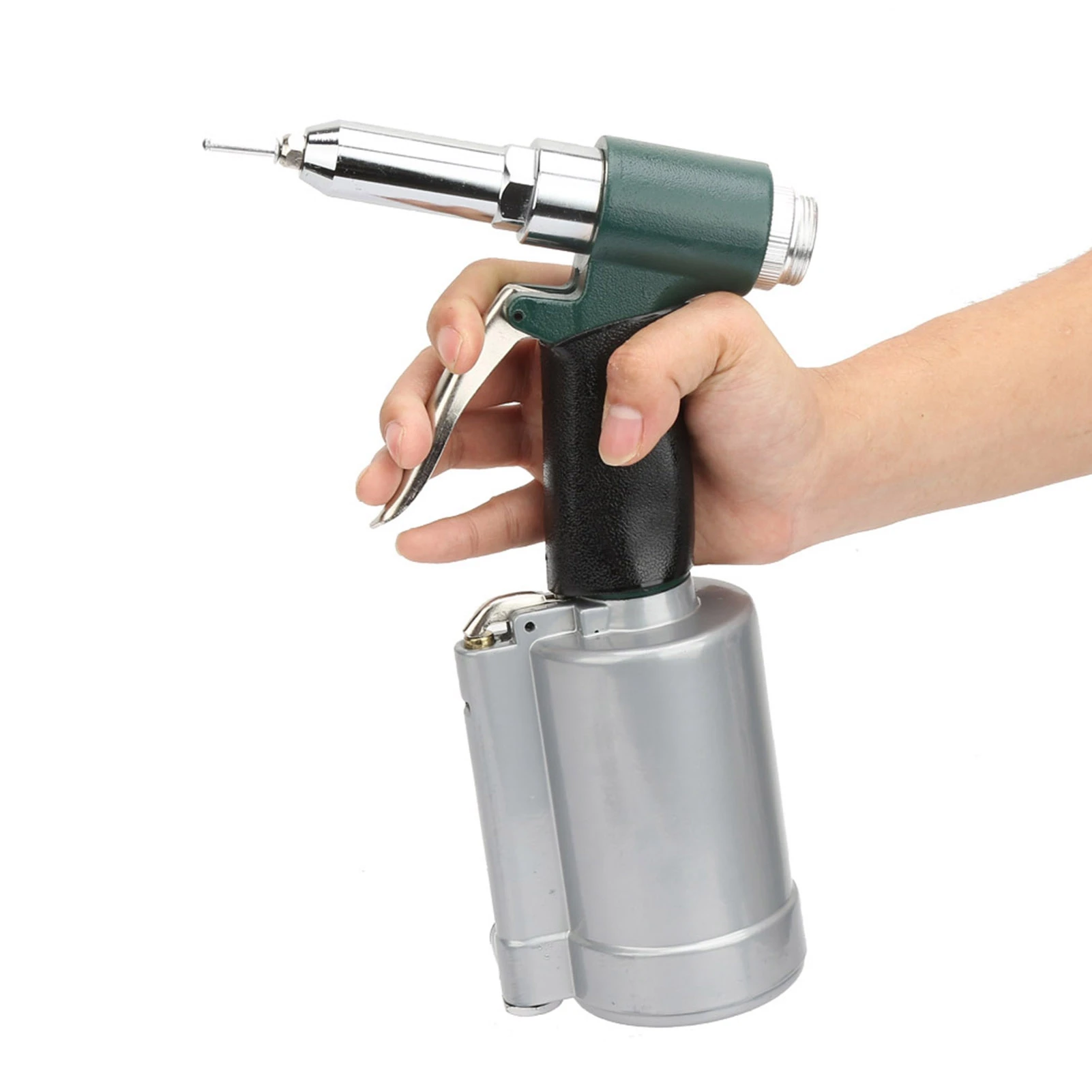 Pneumatic Rivet Tool Industrial Air Hydraulic Rivet Gun Pneumatic Riveter Kit Set 2.4-4.8mm Pneumatic Riveter Air Hydraulic Gun