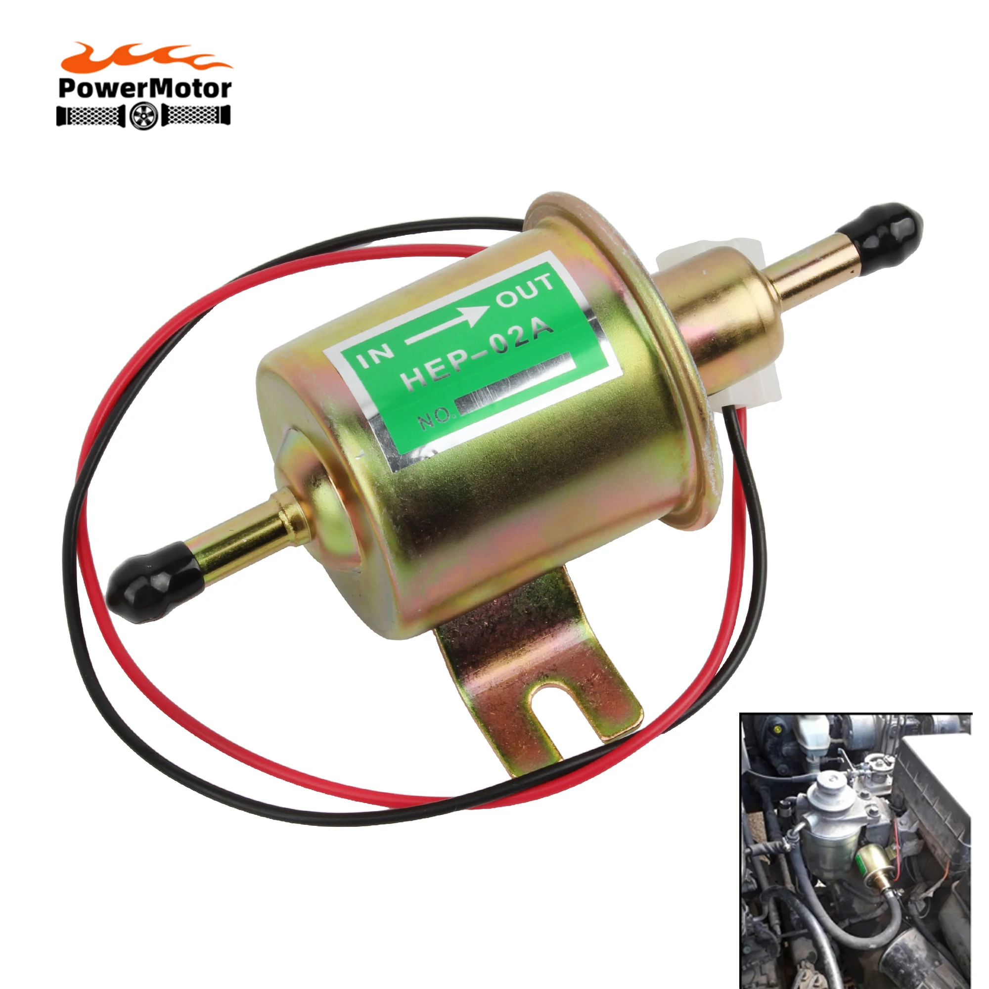 Motorcycle Motorcross Gasoline Electric Fuel Pump For HEP-02A Pump Fuel Transfer Pump 12V EP-500-0 Excavator