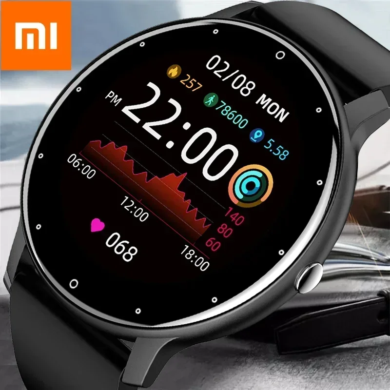 Xiaomi New Smart Watch Men Full Touch Screen Sport Fitness Watch IP67 Waterproof Bluetooth For Android ios smartwatch Men+box