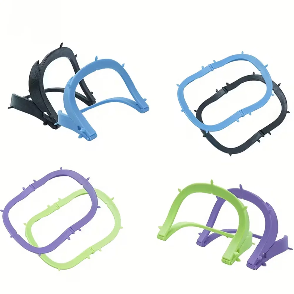Dental Rubber Dam Holder, Plastic Rubber Dam Bracket, Rubber Dam Fixation Bracket, Oral Rubber Dam Clip Holder, Dental Consumables, Multiple Colors Available