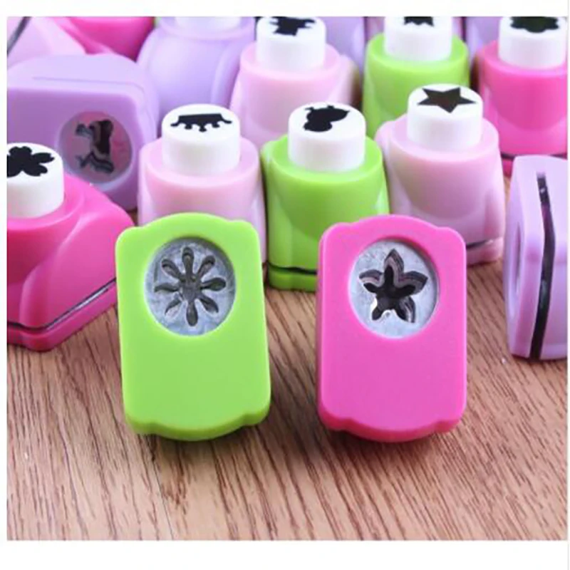 1 PCS Kid Child Mini Printing Paper Hand Shaper Scrapbook Tags Cards Craft DIY Punch Cutter Tool 16 Styles