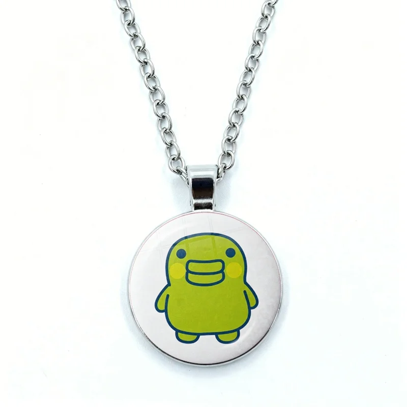 Ожерелье T-Tamagotchi M-Mametchi для женщин, ювелирное изделие, подвеска из кабошонного стекла, модное хрустальное ожерелье оптом