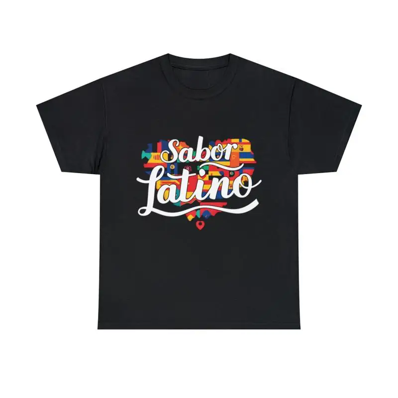 

Sabor Latino Latin Flavor Hispanic Heritage T Shirt S 5Xl