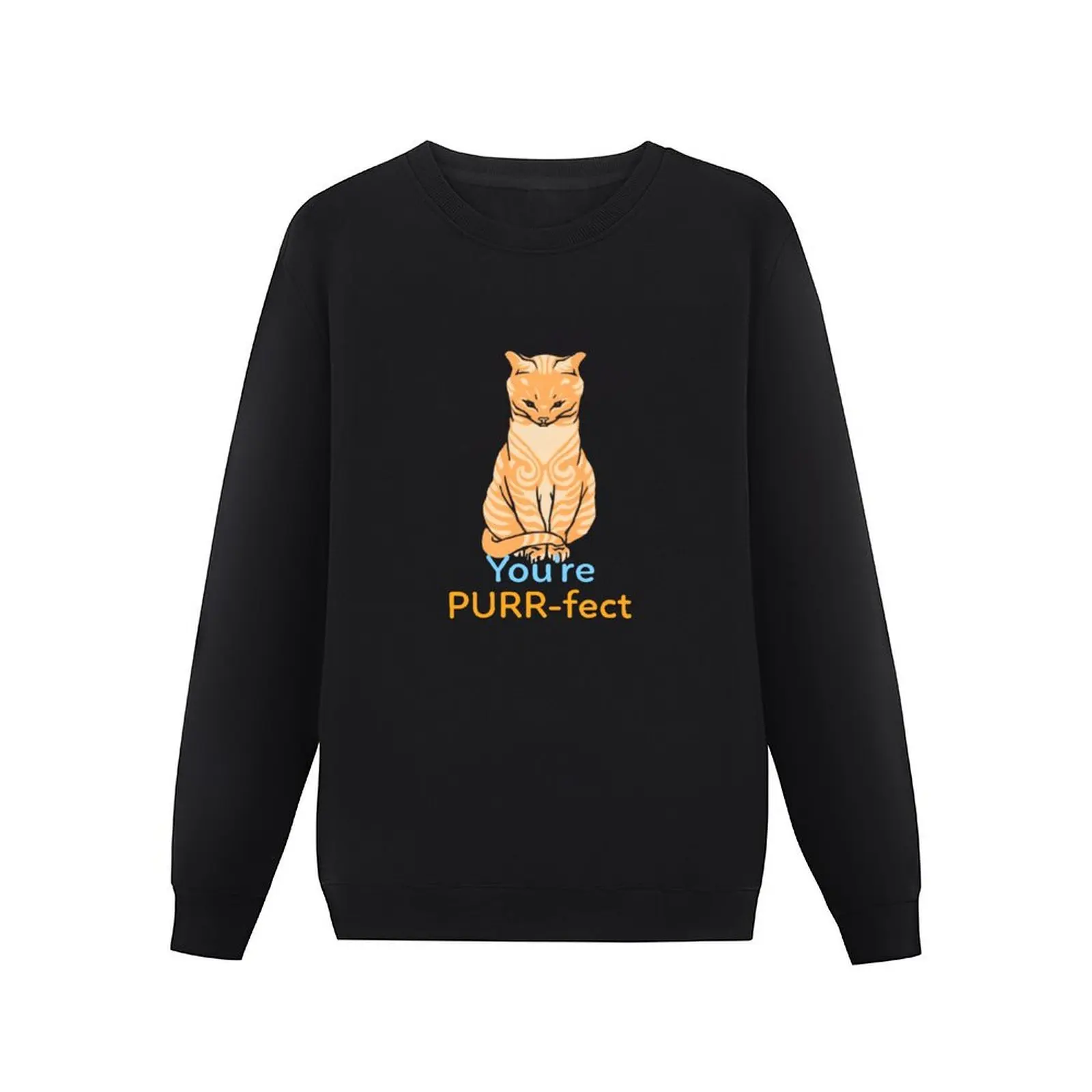 Cute Orange Ginger Cat You're PURR-fect Pullover Hoodie men's sweat-shirt autumn streetwear men winter man sweatshirt