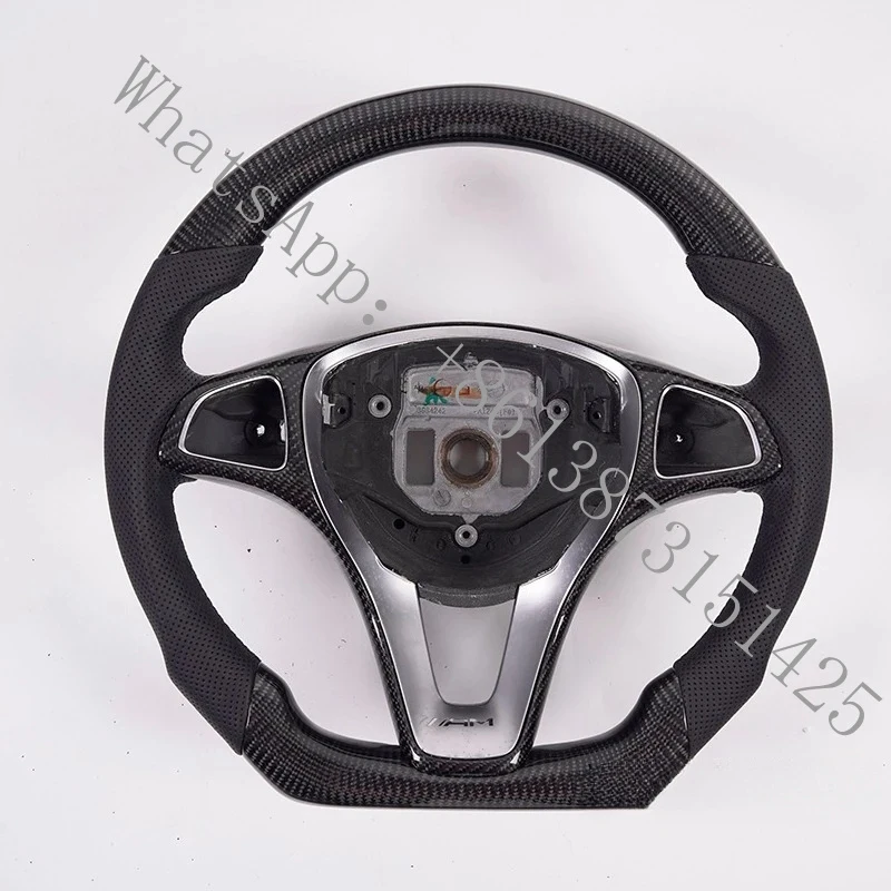 

Suitable W205 carbon fiber steering wheel, upgraded modification, custom carbon fiber steering wheel