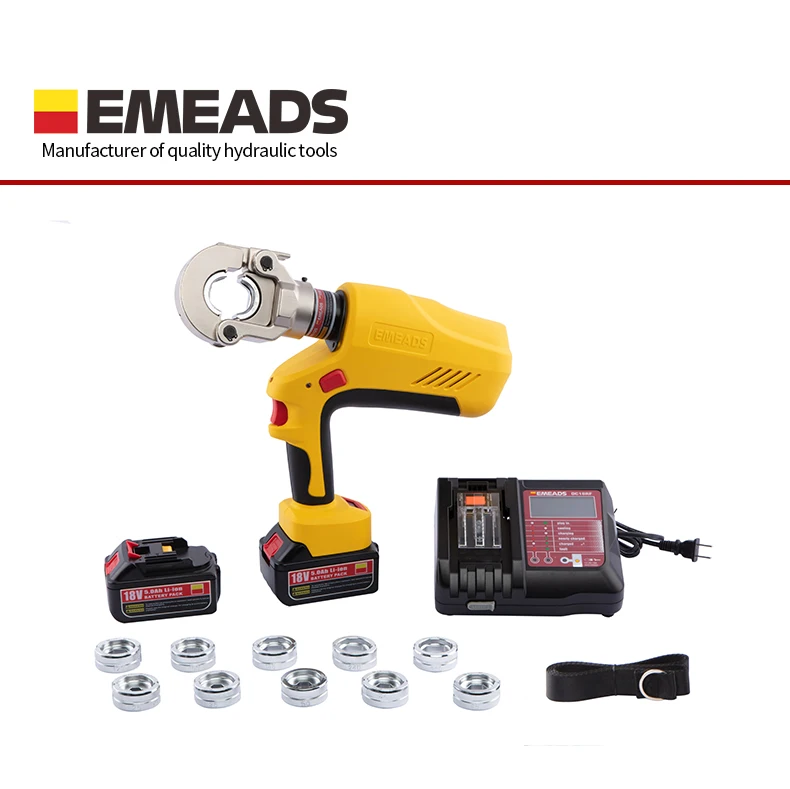 Emeads EBS-300 Portable battery electrical powered hydraulic crimping tool, crimping pliers