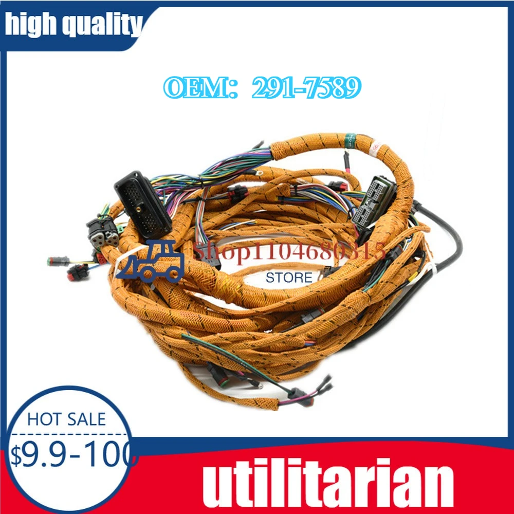 

2917589 291-7589 3068610 306-8610 For 320D Wiring Harness Cable External Wiring Harness EFI C6.4 Engine Excavator Parts