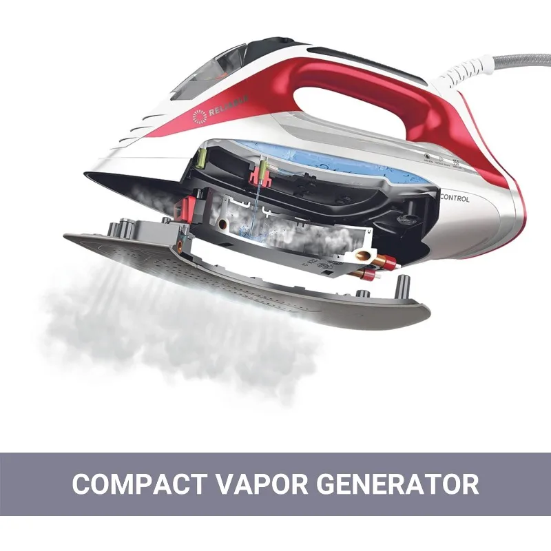 Reliable Velocity 270IR Steam Iron - Auto Control Compact Vapor Generator with Sensor Technology, Patented Technology